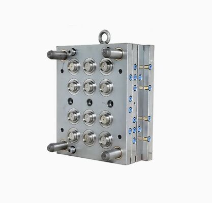 หม้อฉีดหม้อปิดขวดกล่อง 12-Cavity Valve Gate สําหรับการผลิตเครื่องปิดพลาสติก