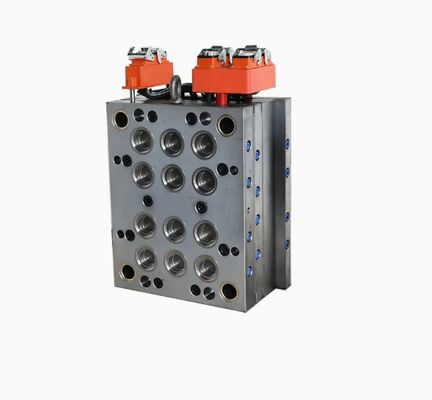หม้อฉีดหม้อปิดขวดกล่อง 12-Cavity Valve Gate สําหรับการผลิตเครื่องปิดพลาสติก