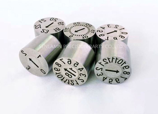 สแตนเลส CNC กระบวนการเครื่องฉีดขึ้นรูปวันที่ประทับวันที่รีไซเคิลการแทรก