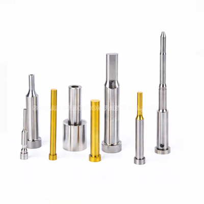 พรีซิชั่ Die Punch Pins, M2 HSS Punch Toolings แทรกพินเครื่องมือด้วยTIN