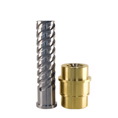 เครื่องแปรรูป CNC ที่กําหนดเองความละเอียดสูง หัวการปลดสกรูและพวงมาลัยที่มีความแข็งแรง HRC58-64 และมาตรฐาน DME/HASCO/MISUMI