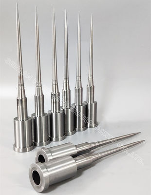 ความแข็งความแม่นยำที่ไม่ได้มาตรฐาน STAVAX Hot Die Steel Core Pins สำหรับแม่พิมพ์ฉีดทางการแพทย์